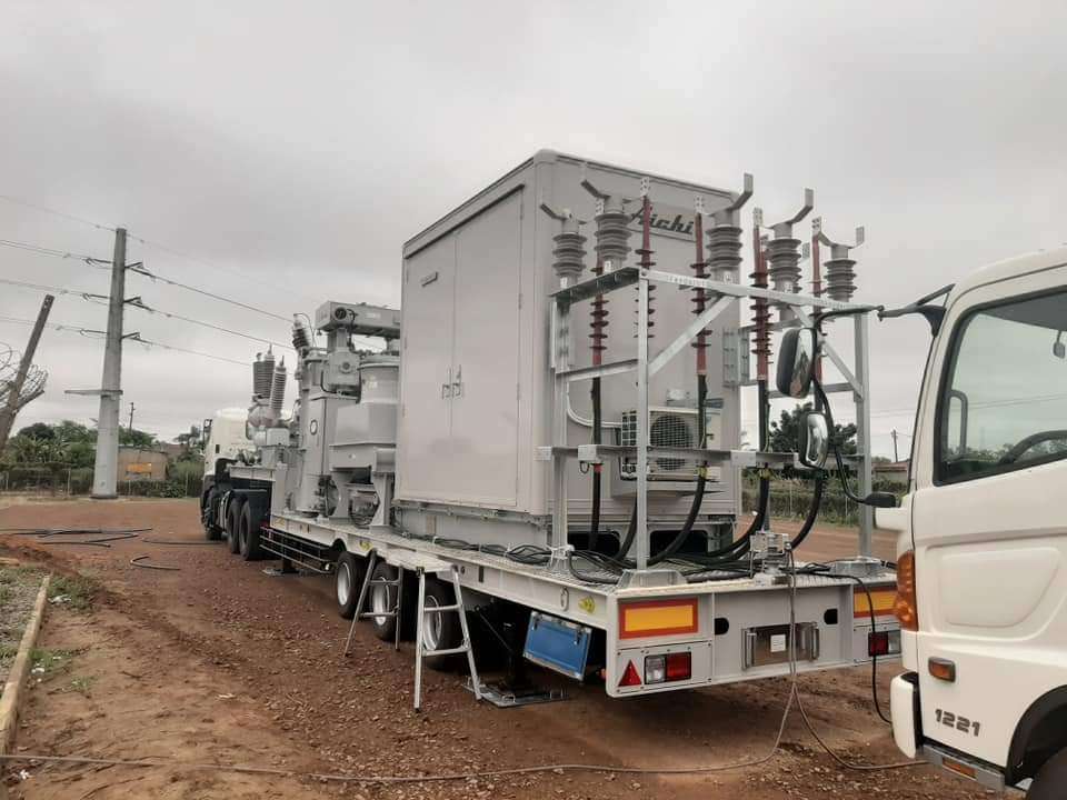 Posto transformação movel